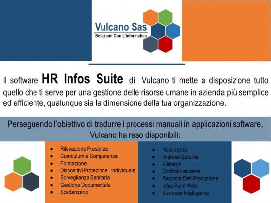 Vulcano Sas propone HR Infos Suite , un software p...