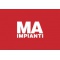 Logo social dell'attività M.A.   IMPIANTI
