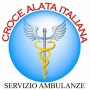 Logo ambulanze croce alata italiana