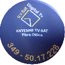 Logo IMPIANTI D'ANTENNA TV-SAT-DATI-INTERNET - SU FIBRA OTTICA