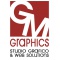 Logo social dell'attività GM GRAPHICS di Giuseppe Menna