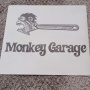Logo officina moto e scooter monkey garage