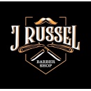 Logo J. Russel Barbershop Barbiere e Parrucchiere uomo zona Villanterio Pavia