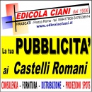 Logo Edicola Ciani consulenza, fornitura e distribuzione pubblicità ai Castelli Romani