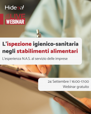 Webinar gratuito | Ispezioni igienico-sanitarie negli stabilimenti alimentari