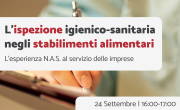 Webinar gratuito | Ispezioni igienico-sanitarie negli stabilimenti alimentari