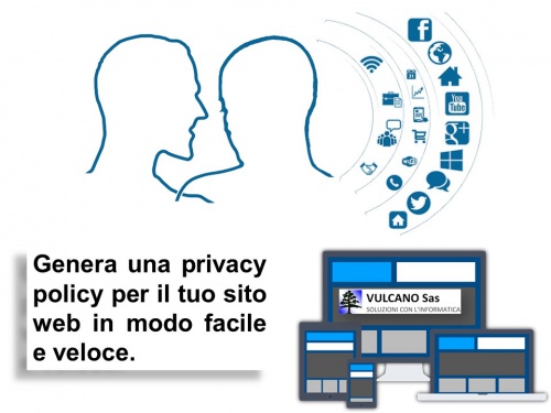 Nuova offerta - La Privacy policy per il tuo sito web - le Cookie e Privacy Policy  a Calolziocorte (Lecco)