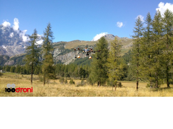 Riprese aeree in Valle d'Aosta con APR HEXA 1.00 c...