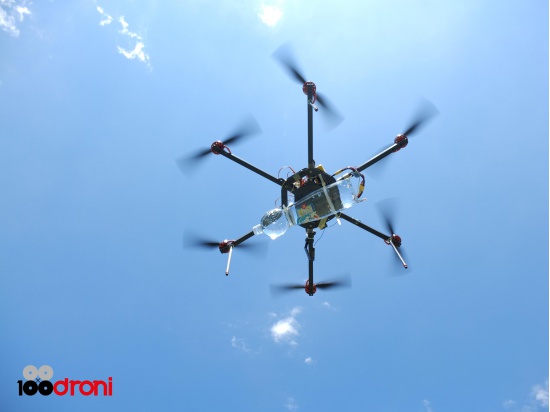 Riprese aeree in Valle d'Aosta con drone multiroto...