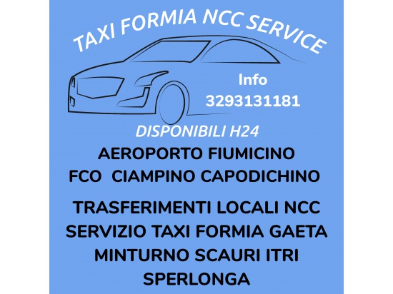 La Taxi Formia Ncc Service di Alfredo Taffuri offr...