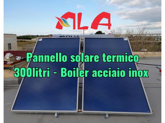Impianto solare termico a circolazione naturale ve...