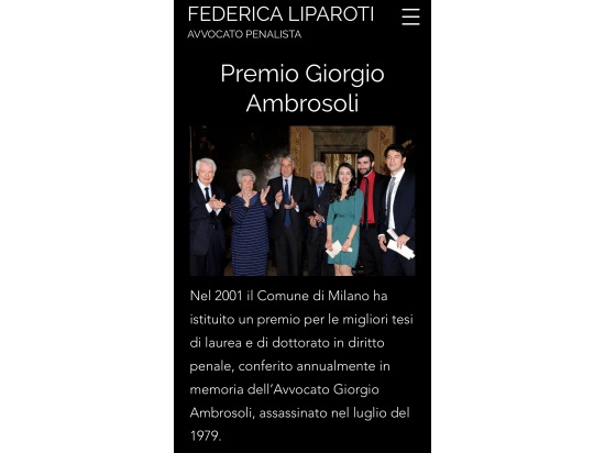 Comune di Milano premio di laurea Giorgio Ambrosol...