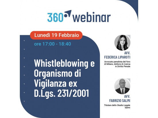 Whistleblowing e Organismo di Vigilanza ex D.Lgs. ...
