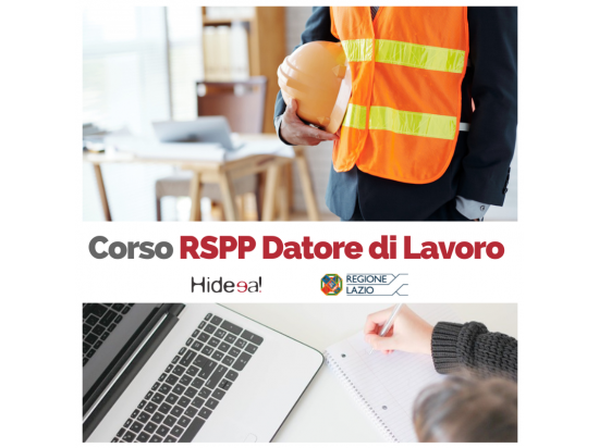 Corso RSPP Datore di Lavoro Online!

Obbligatori...