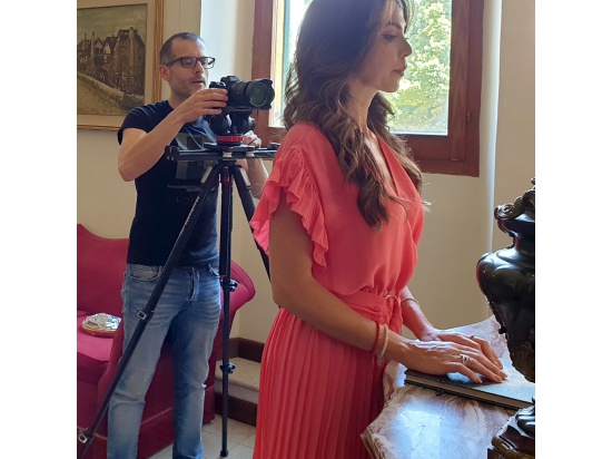 Shooting video emozionale Prokuch con Eleonora Pie...