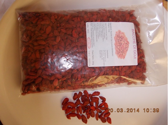ANNUNCIO VENDITA BACCHE DI GOJI (BUSTA GR:500):
...