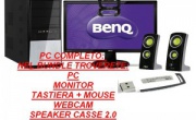 Pc completo di monitor ed accessori + penna + webcam + speaker - CmiTech