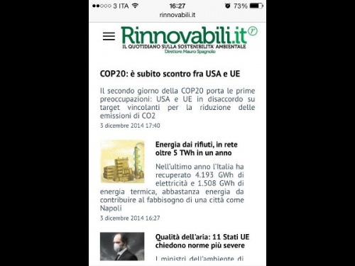 Rinnovabili.it lancia Rinnovabili.it Mobile, 24 h di econews sul tuo smartphone