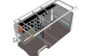 Modello di officina mobile Store Van per la manutenzione impianti idrici e fognari