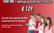 1000 SMS + Start-up piattaforma 129 €