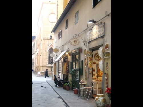 Ceramic shop in Florence