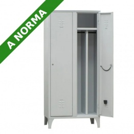 Armadietti spogliatoio a Norma sporco-pulito