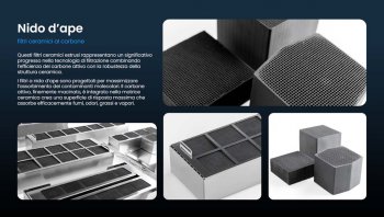 FILTRO A NIDO D'APE, TIPO "HONEYCOMB FILTER"