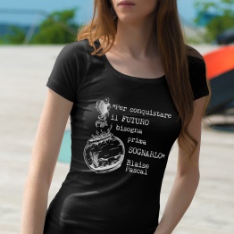 Per conquistare il futuro - Pascal - T-Shirt nera Donna