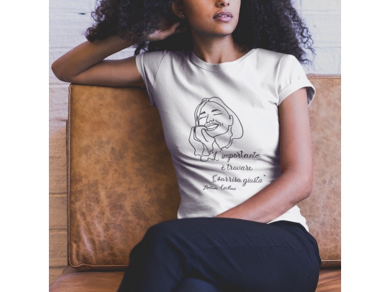 Il sorriso giusto - Čechov - T-Shirt bianca Donna