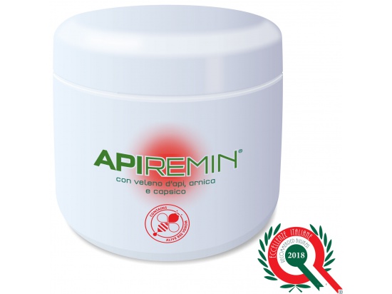 ApiRemin Crema lenitiva al Veleno d'Api Arnica e Capsico in confezione massaggio da 500 ml