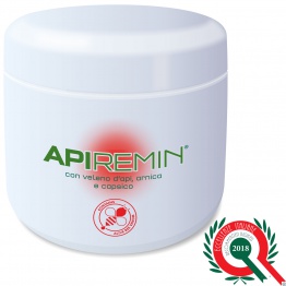 ApiRemin Crema lenitiva al Veleno d'Api Arnica e Capsico in confezione massaggio da 500 ml