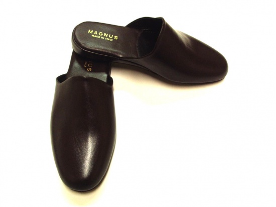 ESCLUSIVE PANTOFOLE UOMO IN PELLE MAGNUS MADE IN ITALY